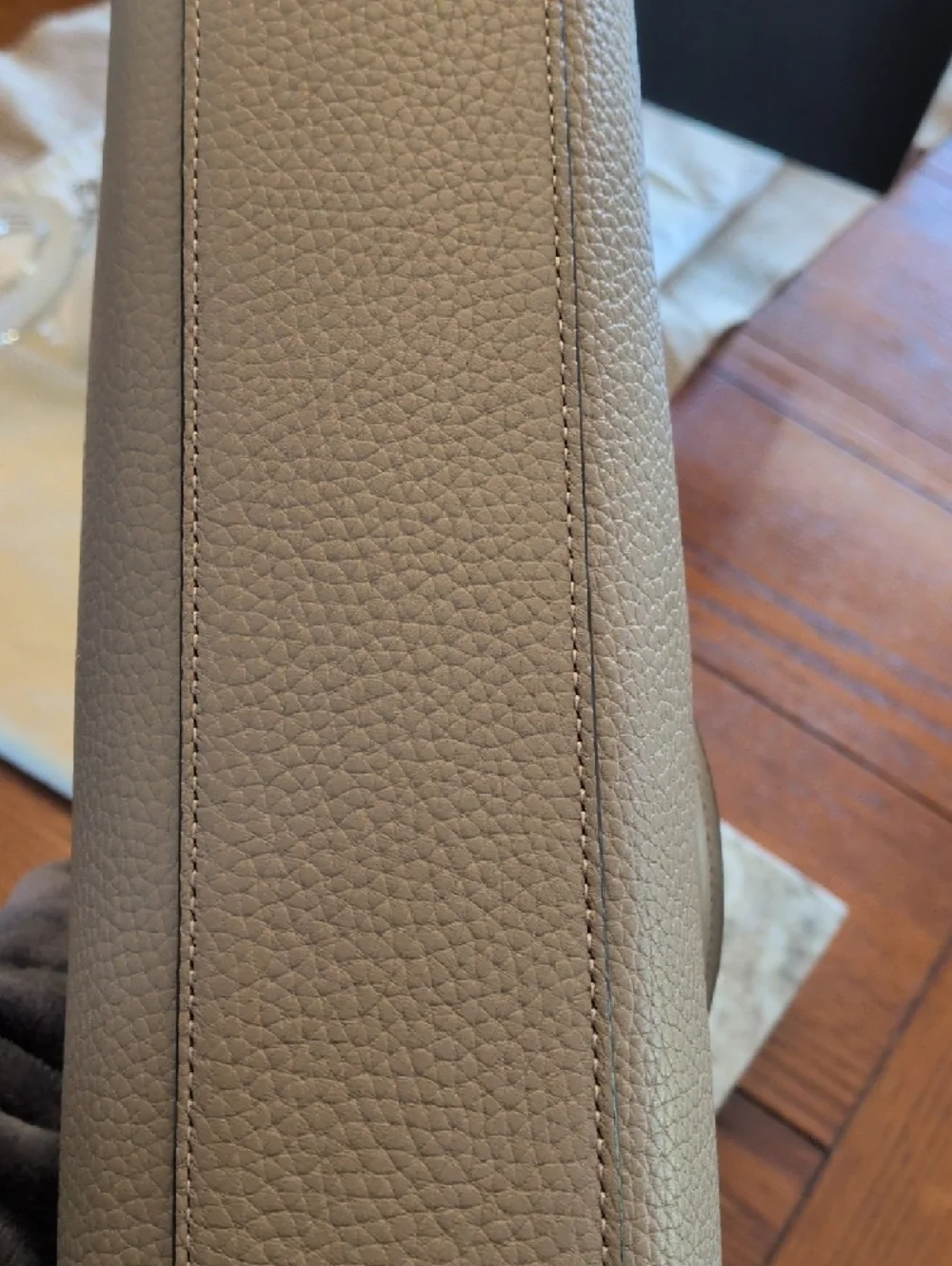Coach‎ Gotham Stone Gunmetal Folio Leather Briefcase